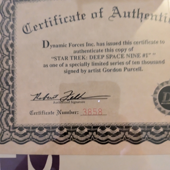 Star Trek deep space nine comi no 1 limited edition numbered - Picture 3 of 3